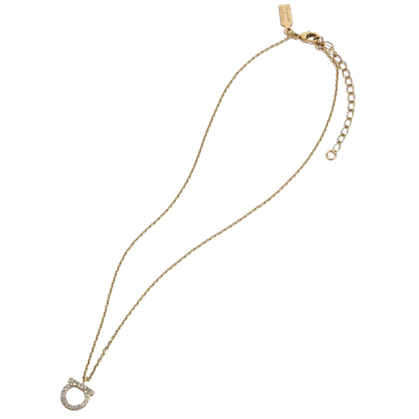 Gancini Crystal Necklace by Salvatore Ferragamo