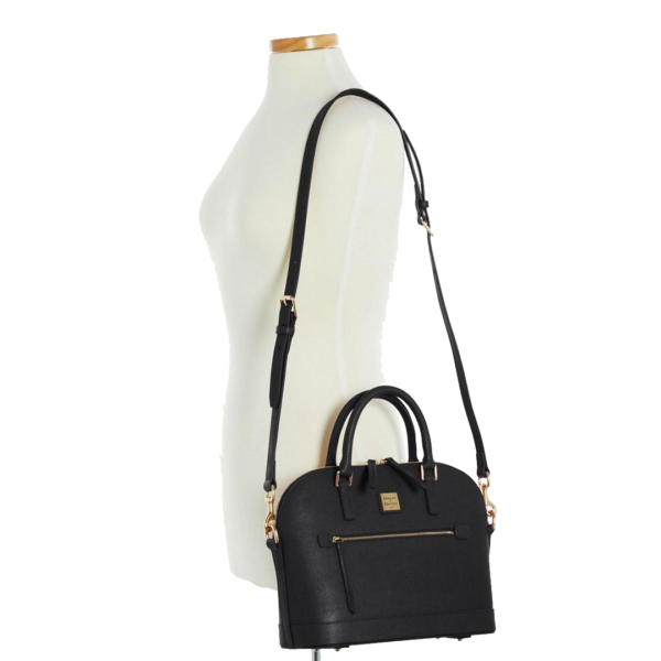 Saffiano Domed Zip Satchel by Dooney & Bourke - Image 3