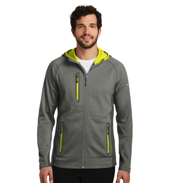 Men's Sport Hooded Full-Zip Fleece Jacket by Eddie Bauer - Image 3