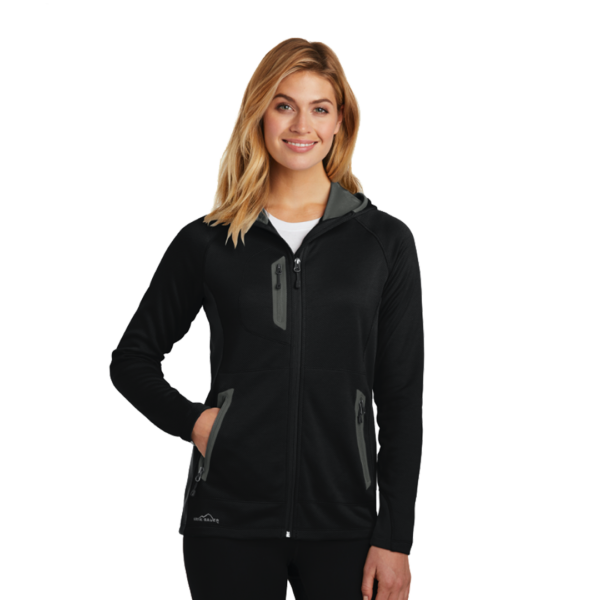 Ladies Sport Hooded Full-Zip Fleece Jacket by Eddie Bauer