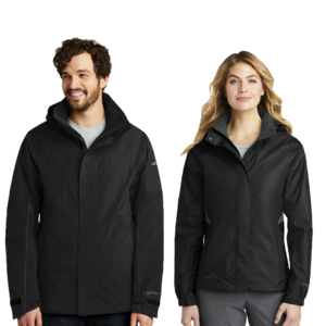Men's WeatherEdge Plus Insulated Jacket & Ladies Rain Jacket  by Eddie Bauer