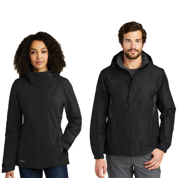 Ladies WeatherEdge Plus Insulated Jacket & Men's Rain Jacket  by Eddie Bauer