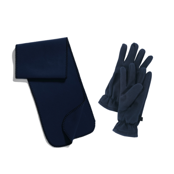 R-Tek Fleece Scarf and Fleece Gloves by Port Authority - Image 2